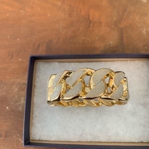 Gold colored bracelet